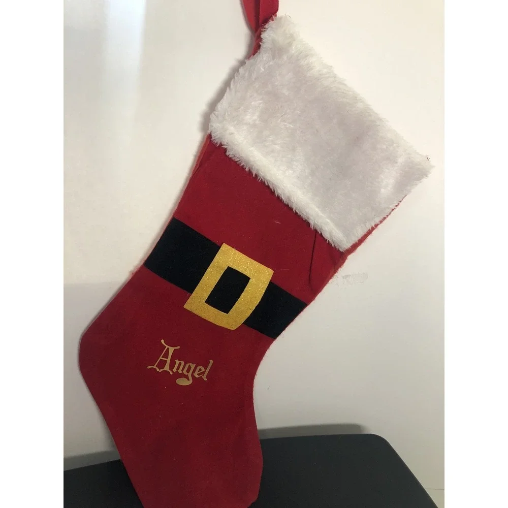 Christmas‎ Felt Stocking Decoration Set of 5 — Holiday Socks Ornaments